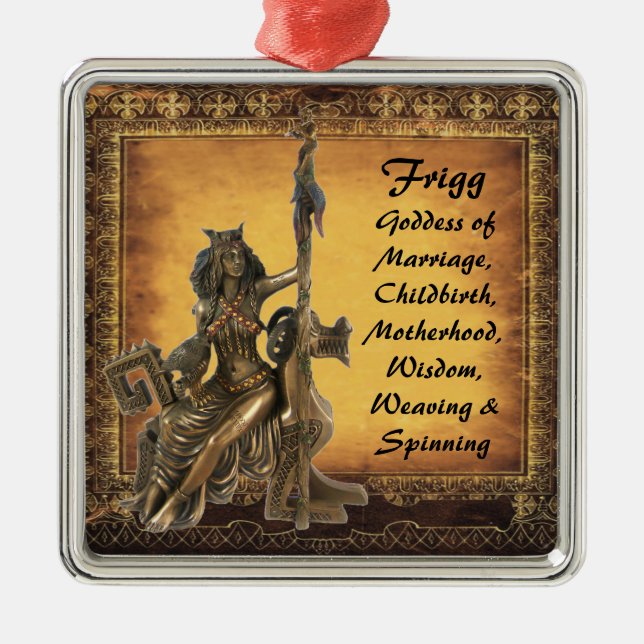 Frigg 2 metal ornament (Front)