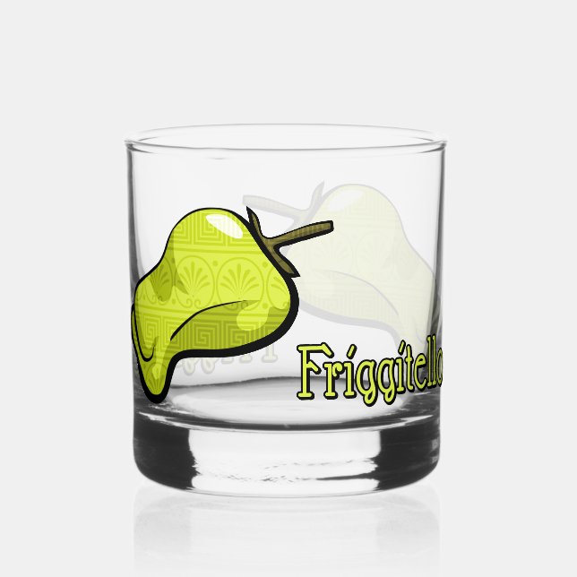Friggitello Chili Pepper Whiskey Glass (Front)