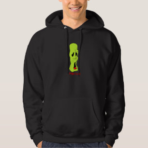 Fright Fest Cartoon Ghoul long sleeve raglan Hoodie