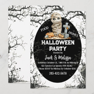 Fright Night Fun — Invitation à la fête d'Hallowee