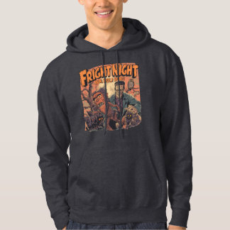 Fright Night Horror Poster – Retro Werewolf and Mo Hoodie