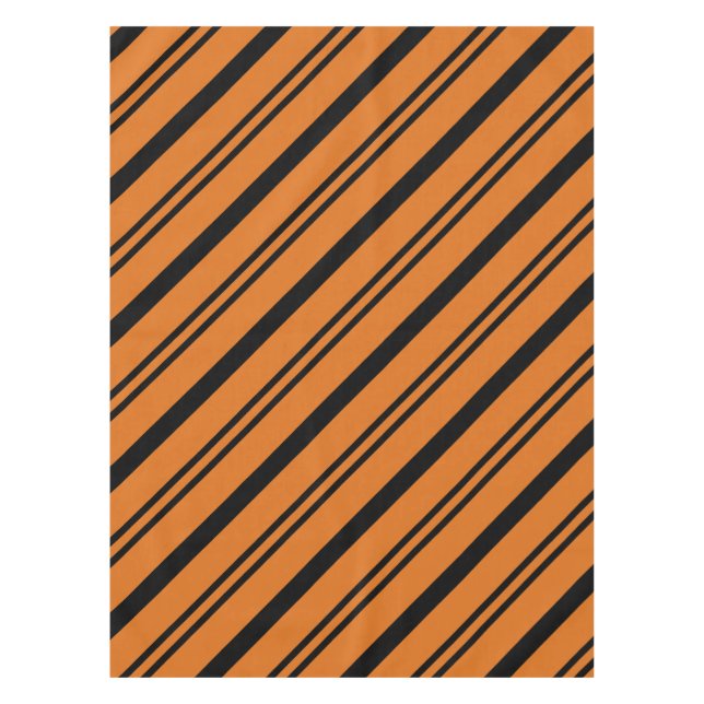 "Fright Night Stripes"  Tablecloth (Front)
