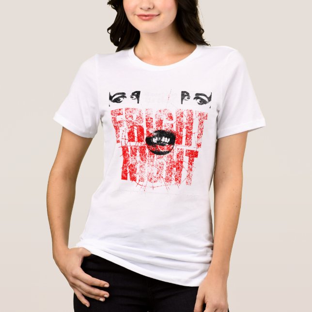FRIGHT NIGHT  Tri-Blend SHIRT (Front)