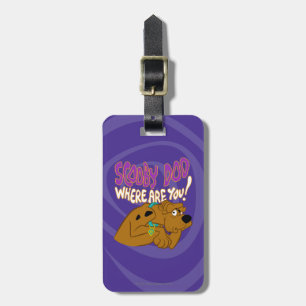Frightened Scooby-Doo Luggage Tag