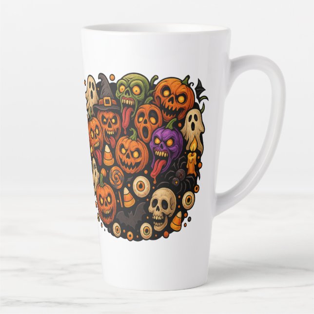 Frightening Frenzy Latte Mug (Right)