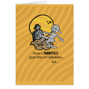 Frightful Mummy Halloween