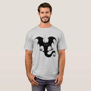 Frightful Vampire Dragon Creature Halloween T-Shirt
