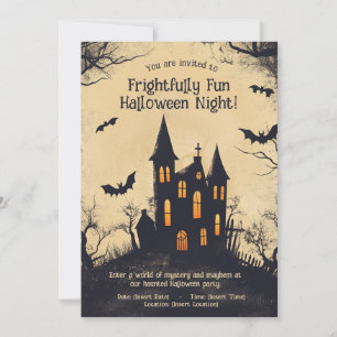 Frightfully Fun Halloween Party Invitation