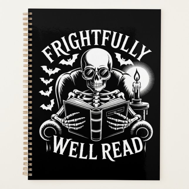 Frightfully Well Read Vintage Reading Planner (Front)