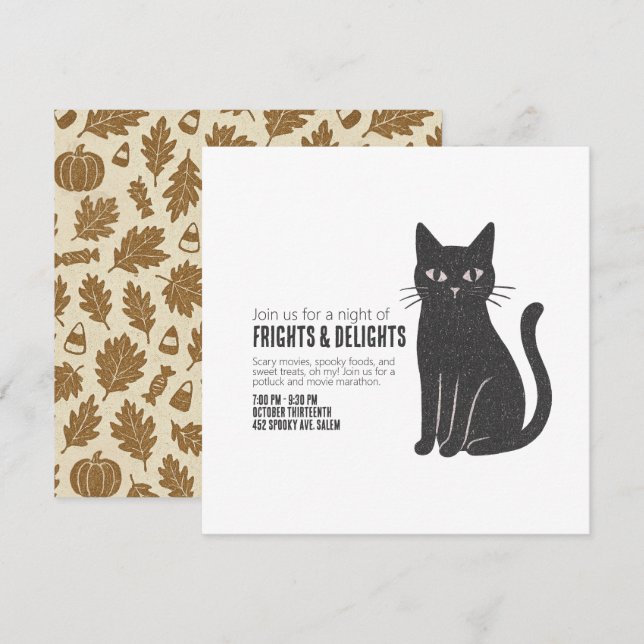 Frights & Delights Save The Date (Front/Back)