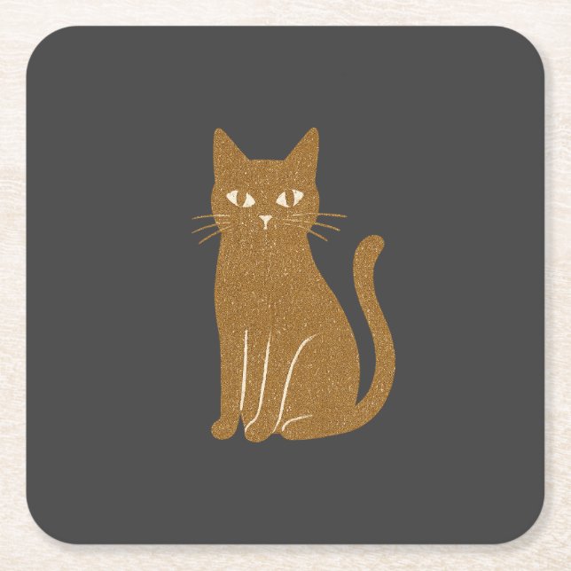 Frights & Delights Square Paper Coaster (Front)