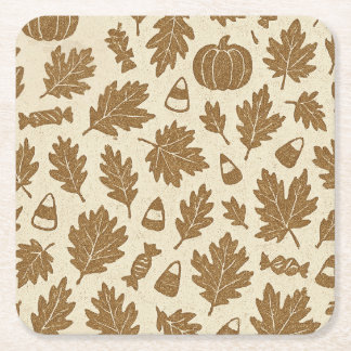 Frights & Delights Square Paper Coaster