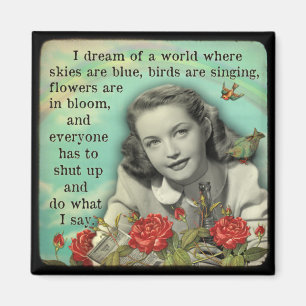 Frigo Magnet Tout le monde se ferme et fait ce que