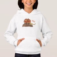Frilled-neck lizard cartoon illustration