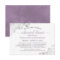 Frilly Elegant Lavender Wedding Rehearsal Dinner