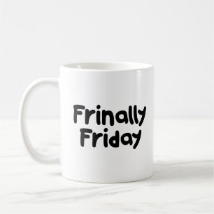 Frinally Friday Coffee Mug - White