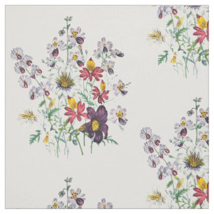 Fringeflowers and Velvet Trumpet Flowers Fabric