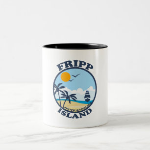 Fripp Island. Two-Tone Coffee Mug