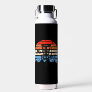 Frisbee Golf Disc Golf Retro   Water Bottle