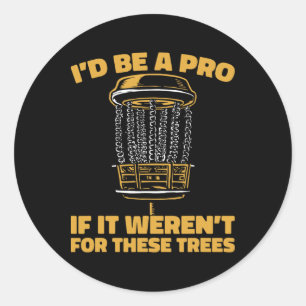 Frisbee Golf Disc Outdoor Sport - Tree _2 Classic Round Sticker