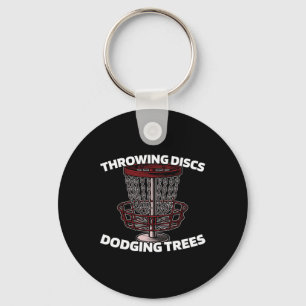 Frisbee Golf Disc Outdoor Sport - Tree _3 Keychain