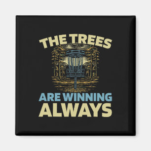 Frisbee Golf Disc - Outdoor Sport Tree Magnet