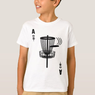 Frisbee Golf Hole In One Ace Card Funny Disc Golf T-Shirt