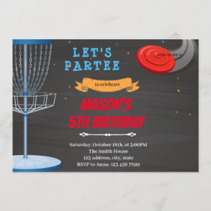 Frisbee Golf Invitation