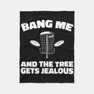 Frisbee Golf Outdoor Sport - Disc Golf  Fleece Blanket