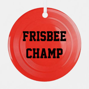 Frisbee Lover Personalized Ornament