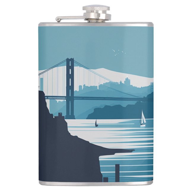 FRISCO BAY #1 HIP FLASK (Front)