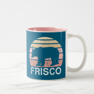 Frisco Colorado Retro Bear Two-Tone Coffee Mug