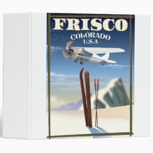 Frisco Colorado USA travel poster Binder