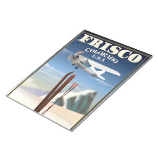 Frisco Colorado USA travel poster Notepad