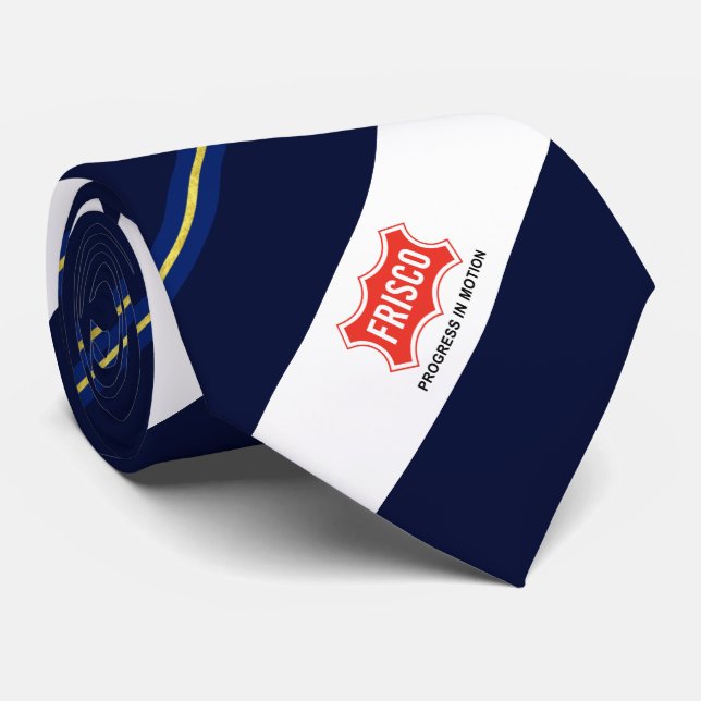 Frisco (Texas) city flag Neck Tie (Rolled)