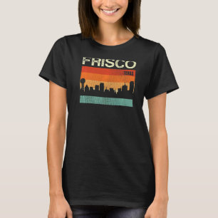 Frisco Texas Town Skyline   T-Shirt