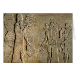 Frise dépeignant un esprit à ailes