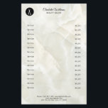 Friseur Marmor Flyer<br><div class="desc">Moderne Friseur Marmor Flyer mit Schere-Design, Schwarz, Weiß. Fügen Sie Ihre Kontaktinformationen auf der Rückseite hinzu.</div>