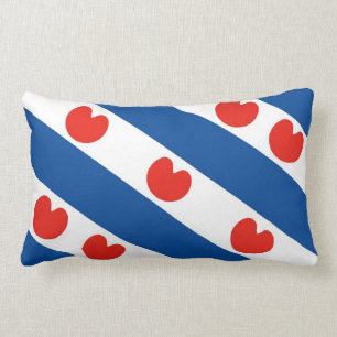 Frisia frisian flag netherlands country region lumbar pillow