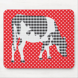 Frisian cow, Friese koe Mouse Pad