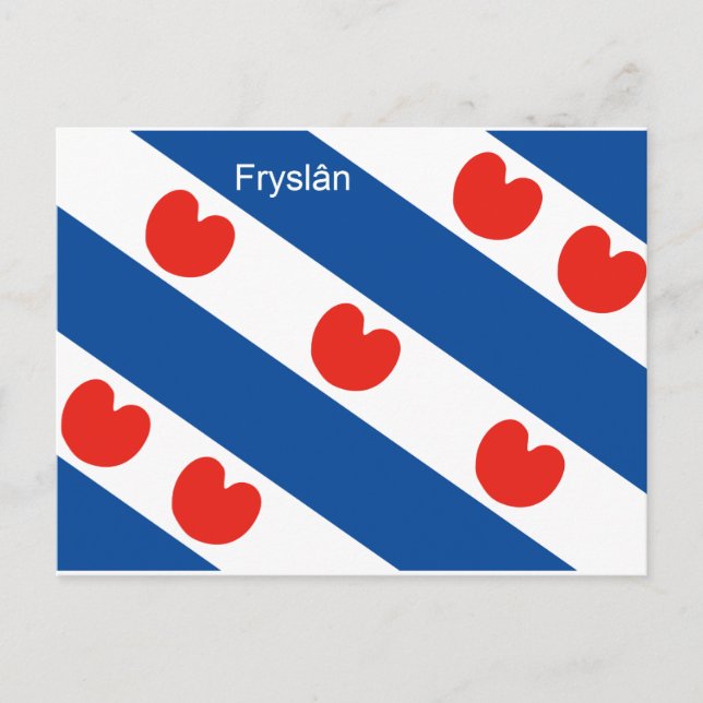 Frisian flag Friesland Holland Postcard (Front)