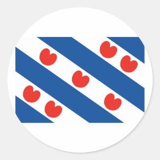Frisian, Netherlands Classic Round Sticker