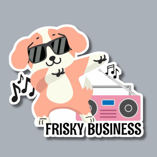 Frisky Business Dancing Dog Waterproof (Creator Uploaded)