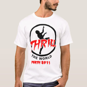 Frisson officiel le T-shirt 2011 de Perth du monde