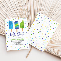 Frissons l'été Invitation d'anniversaire