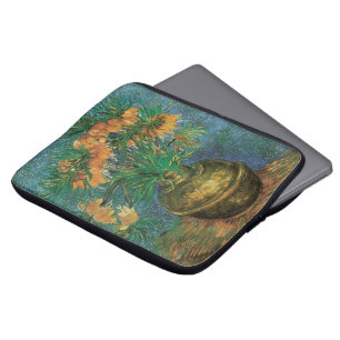 Fritillaries in a Copper Vase by Vincent van Gogh Laptop Sleeve