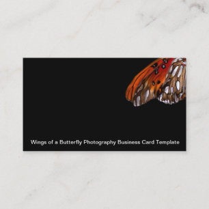 Fritillary Butterfly Wings Business Card Template