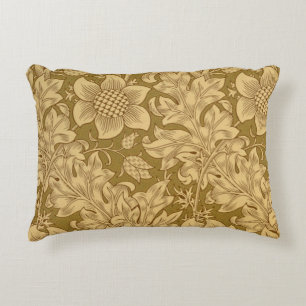 'Fritillary' wallpaper design, 1885 Accent Pillow
