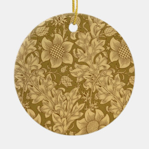 'Fritillary' wallpaper design, 1885 Ceramic Ornament