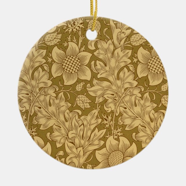'Fritillary' wallpaper design, 1885 Ceramic Ornament (Front)